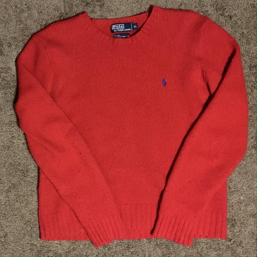 Red sweater