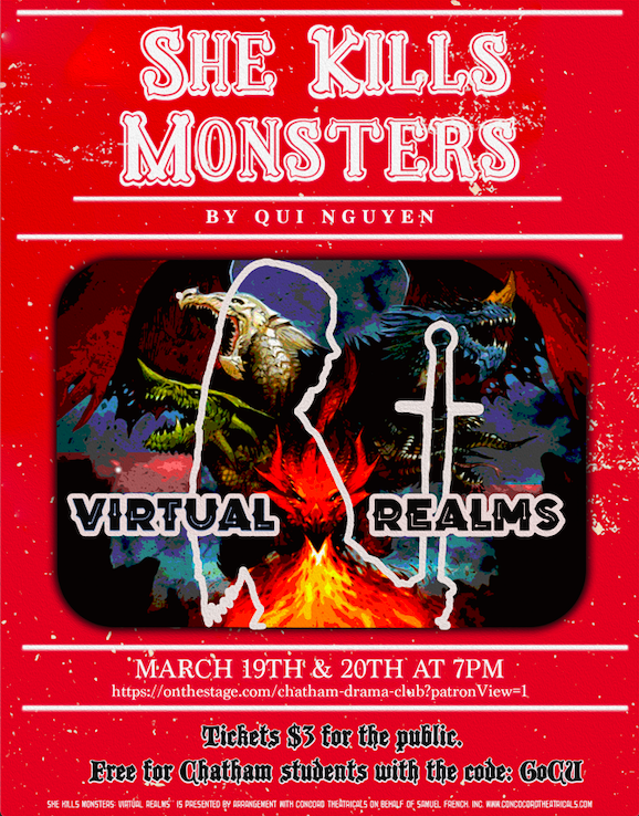 Tickets available for Drama Club’s upcoming ‘She Kills Monsters’ performance