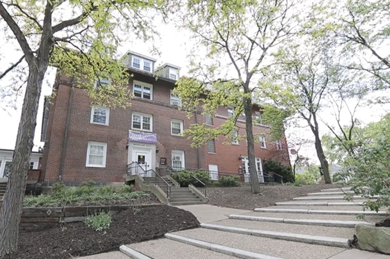 Woodland Hall was constructed in 1909. Photo Credit: Chatham University