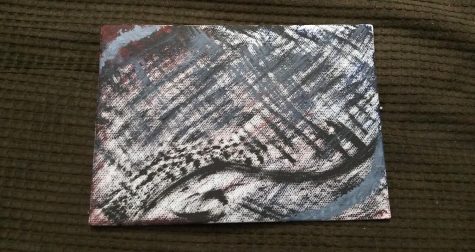 “Flow” (acrylic paint)