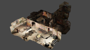  A spatial photogrammetry model of Rea Coffeehouse. 
Photo Credit: Alex Musick