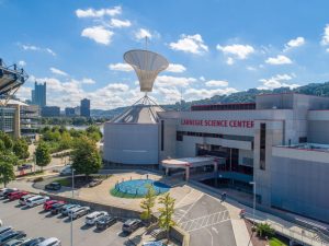 This Carnegie Science Center is located on the North Shore. Students receive discounts for being a part of Chatham University by just showing their student ID. There are many floors of fun, along with parking if you drive. 
Photo credit: Carnegie Science Center
