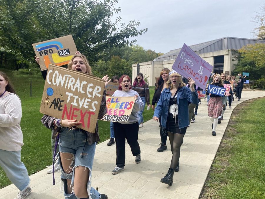 Chatham students stage walkout for reproductive rights