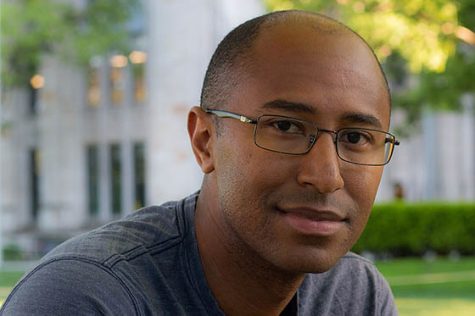 he Emerging Black Writer-in-Residence, Cameron Barnett. Photo credit: Chatham University 