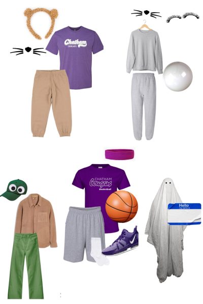 Selection of Chatham-themed costumes