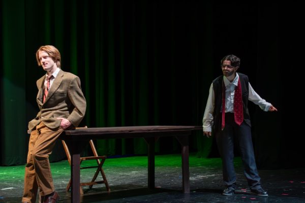 Max Crawford 27 as Lee and ZZ Morehouse as Arthur Roeder. Arlo MacFarland photos/Communiqué