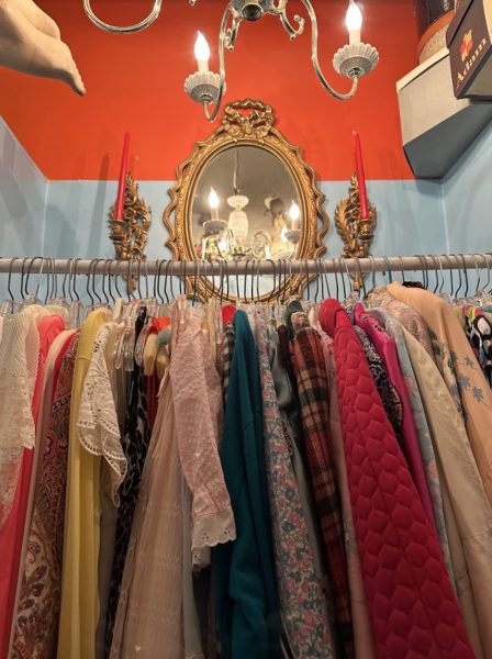 Colorful coats are on display and ready to be given new life at Hey Betty. 
