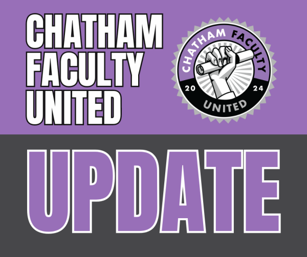 Chatham Faculty United Update