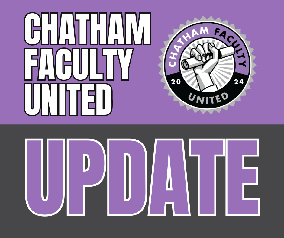 Chatham+Faculty+United+Update