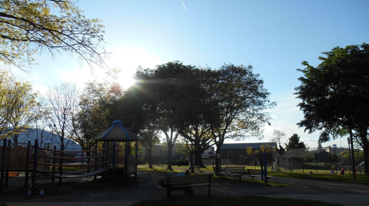 Playground of Mellon Park.