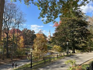 Leaves change on Chapel Hill.