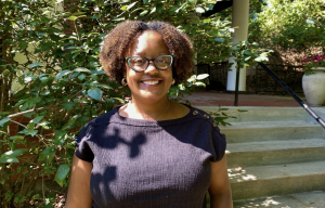 Sakena Jwan Washington outside of Chatham's Lindsay House. Photo credit: Mick Stinelli/Pulse