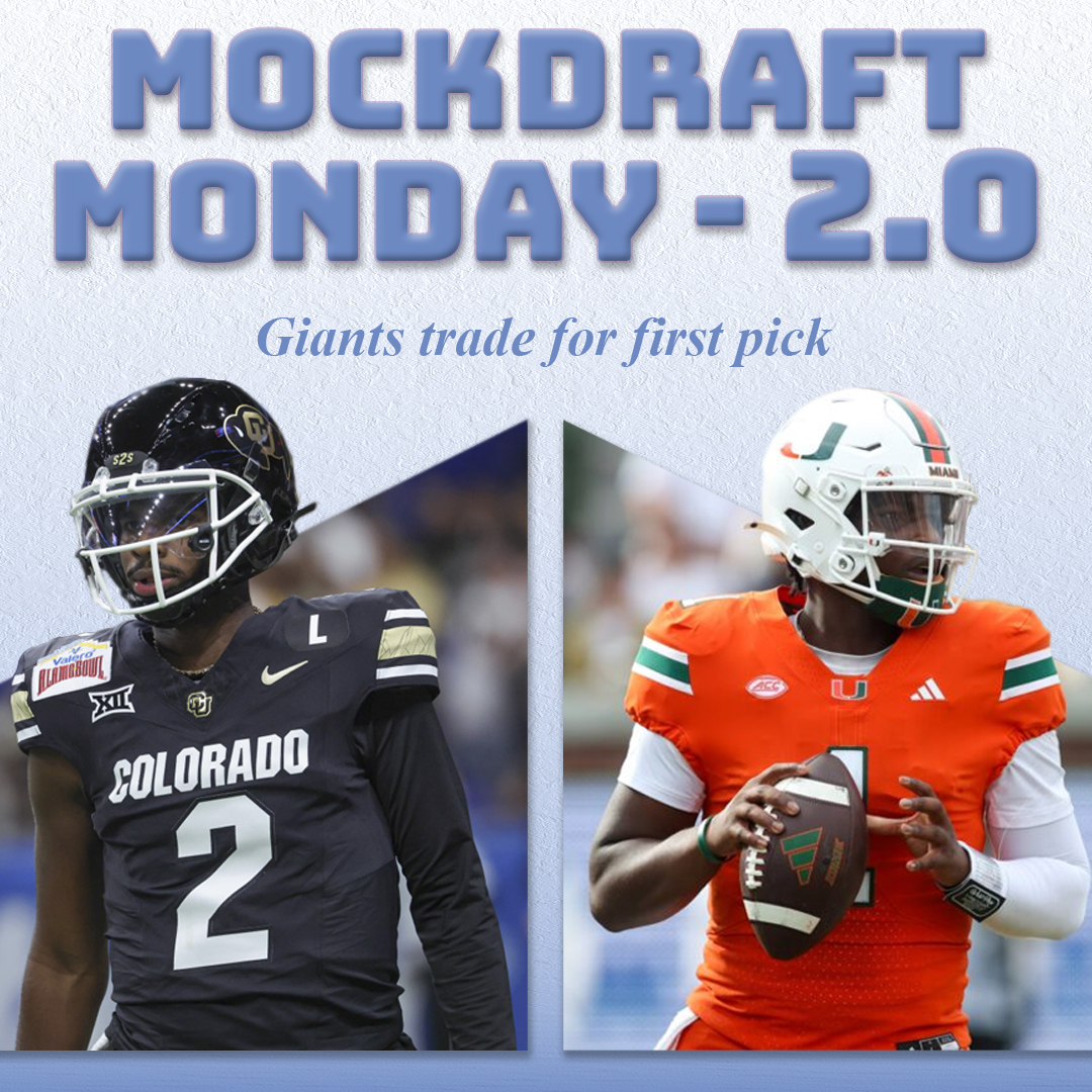 Benji's mock draft Monday