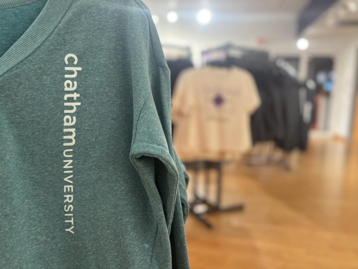 Chatham University merchandise on sale at the gear store.