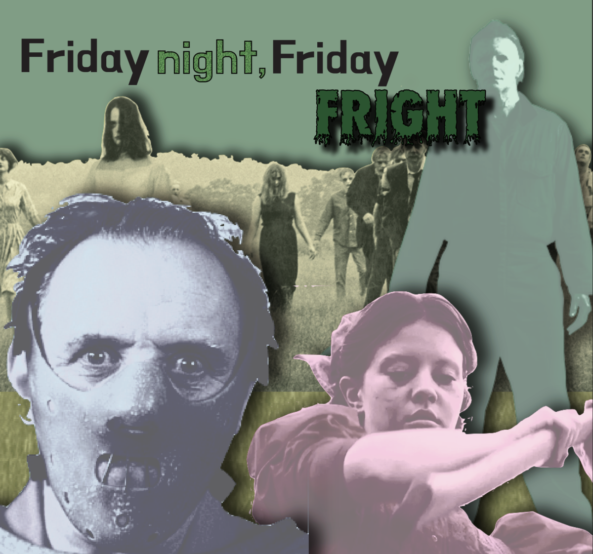 Friday night, Friday fright: characters from Halloween classics.
