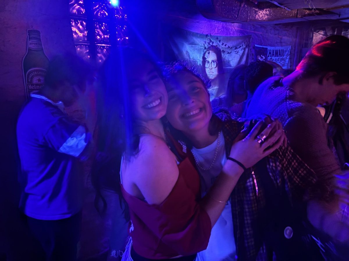 Ireland Kennedy ‘27 (left) and her, friend Sarah Dugan (right), fight for their right to party. Photo courtesy of Ireland Kennedy