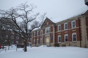 Braun Hall houses the School of Business and Enterprise, which will merge with the Falk School of Sustainability and the Environment.