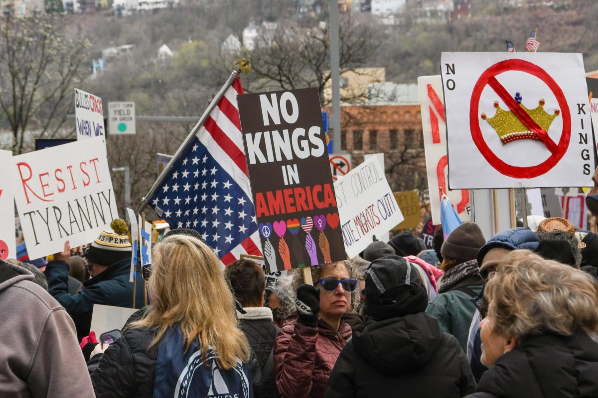 More than 3,000 No Kings protests took place across the U.S. on March 28, including in Pittsburgh.
